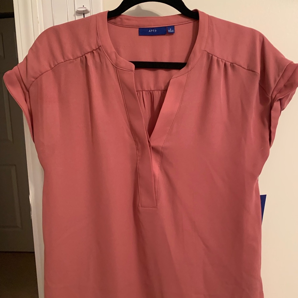 Peach blouse
